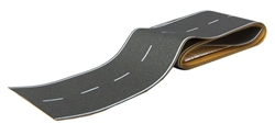 Walthers 1250 HO Flexible Self-Adhesive Paved Roadway Vintage Highway Dashed Centerline Solid Edge Markings