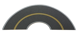 Walthers 1253 HO Flexible Self-Adhesive Paved Roadway Vintage and Modern Curves Solid Double Centerline Edge Marks