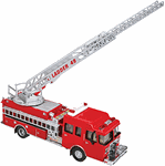 Walthers 13801 HO Heavy-Duty Fire Dept. Ladder Truck