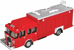 Walthers 13802 HO Hazardous Materials Fire Truck