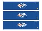Walthers 18251 HO 40' Fully Corrugated Container 3-Pack CMA-CGM
