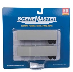 Walthers 2500 HO 40' Trailmobile Trailer 2-Pack Kit Undecorated