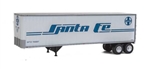 Walthers 2501 HO 40' Trailmobile Trailer 2-Pack Atchison Topeka & Santa Fe