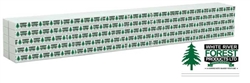 Walthers 3168 HO Wrapped Lumber Load for WalthersMainline 72' Centerbeam Flatcar White River Forest Products