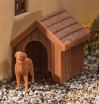 Walthers 4147 HO Dog & Kennel Doghouse Kit