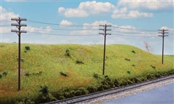 Walthers 4185 HO Telegraph Poles and Cross Arms Kit