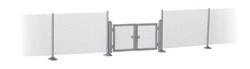 Walthers 4188 HO Metal Industrial Fence (Scale Model) Kit