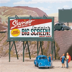 Walthers 4251 HO Cruisin' Roadside Billboards Kit Pkg 3