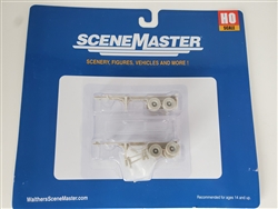 Walthers 4500 HO 20' Container Chassis 2-Pack Undecorated