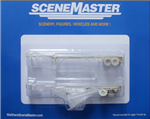 Walthers 4550 HO 40' Container Chassis 2-Pack Undecorated