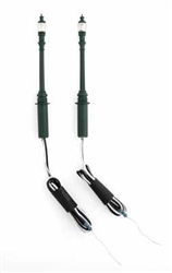 Walthers 4800 HO LED Streetlight 2-Pack Cast Iron Column