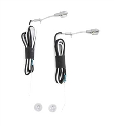 Walthers 4804 HO LED Wall-Mount Light 2-Pack Modern Short Arm Style
