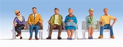 Walthers 6058 HO Seated People Pkg 6 Set #2