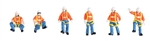 Walthers 6201 HO Trackside Workers Transload Facility 6-Pack