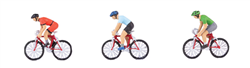 Walthers 6208 HO Bicycle Racers