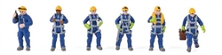Walthers 6209 HO Wind Turbine Technicians pkg 6