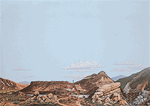 Walthers 704 HO BackGround Scene 24 x 36" Instant Horizons Desert to Mountain