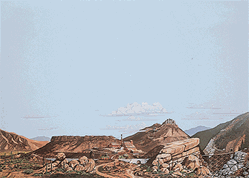 Walthers 704 HO BackGround Scene 24 x 36" Instant Horizons Desert to Mountain