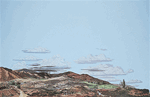 Walthers 707 HO BackGround Scene 24 x 36" Instant Horizons Desert to Country