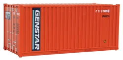 Walthers 8003 HO 20' Corrugated Container w/ Flat Panel Genstar