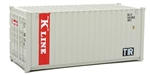 Walthers 8065 HO 20' Corrugated Container K-Line