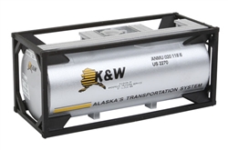 Walthers 8102 HO 20' Tank Container Kit K&W Alaska