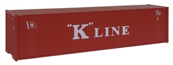 Walthers 8203 HO 40' Hi Cube Corrugated Container w/Flat Roof K-Line