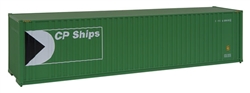 Walthers 8206 HO 40' Hi Cube Corrugated Container w/Flat Roof Canadian Pacific Ships Green Multimark Logo