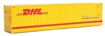 Walthers 8267 HO 40' Hi-Cube Corrugated-Side Container DHL