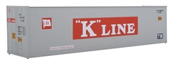 Walthers 8351 HO 40' Hi Cube Smooth Side Reefer Container K-Line