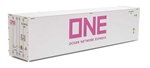 Walthers 8364 HO 40' Hi-Cube Smooth-Side Reefer Container Assembled Ocean Network Express ONE