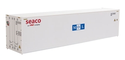 Walthers 8365 HO 40' Hi-Cube Smooth-Side Reefer Container Assembled Mitsui Overseas Lines SEACO/MOL