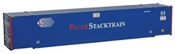 Walthers 8507 HO 53' Singamas Corrugated Side Container Pacer Stacktrain