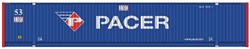 Walthers 8535 HO 53' Singamas Corrugated-Side Container Pacer