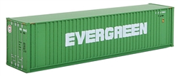 Walthers 8802 N 40' Hi Cube Ribbed Side Container Assembled Evergreen