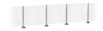 Walthers 9000 N Metal Industrial Fence (Scale Model) Kit