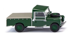 Wiking 10704 HO 1954-1958 Land Rover Long-Wheelbase Pickup Truck Assembled Green