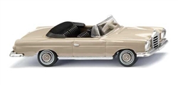 Wiking 15304 HO 1967-1971 Mercedes-Benz 280 SE Convertible Assembed Beige
