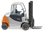 Wiking 66360 HO Still RX 60 Forklift Assembled Silver, Yellow