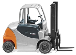 Wiking 66360 HO Still RX 60 Forklift Assembled Silver, Yellow