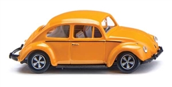 Wiking 81011 HO 1960-1967 Volkswagen Old-Style Beetle 1200 Assembled Orange, Black