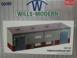 Wills Kits SSM300 HO Indust/Retail Unit Kit