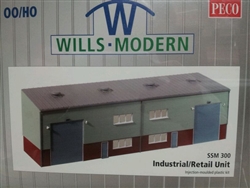 Wills Kits SSM300 HO Indust/Retail Unit Kit