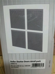 Wills Kits SSM313 HO Extra Roller Shutter Door Detail pk 4