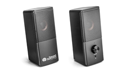 Woodland 6967 Stereo Room Speakers Just Plug 1 Each Left and Right