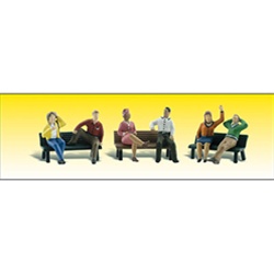 Woodland A1924 HO People on Benches