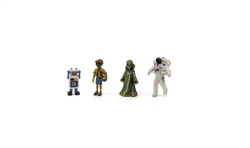 Woodland A2865 HO Find Me Figures Scenic Accents Sci-Fi Figures pkg4
