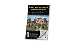 Woodland A2875 Find Me Figures Scenic Accents Find Me Figures Checklist Tablet