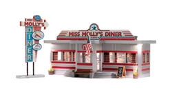 Woodland BR4956 N Miss Molly's Diner Built-&-Ready