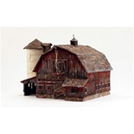 Woodland BR5038 HO Built-Up Old Weathered Barn